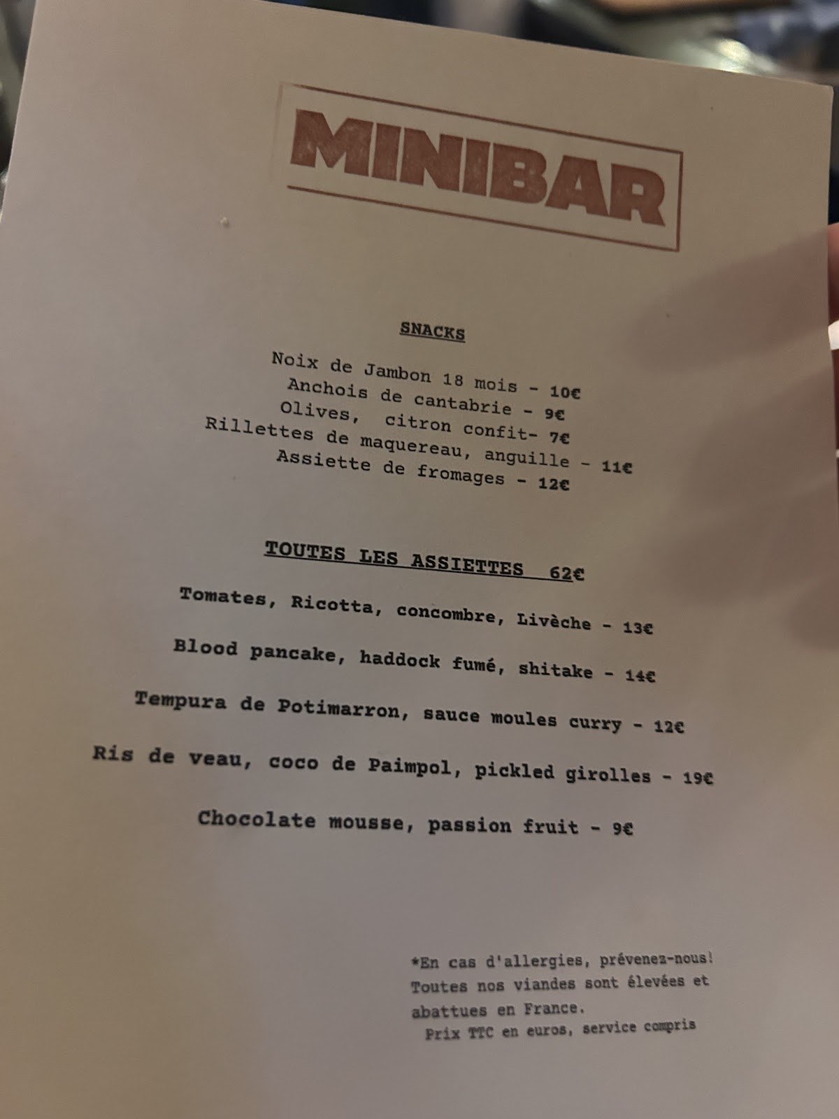 Minibar photo 2
